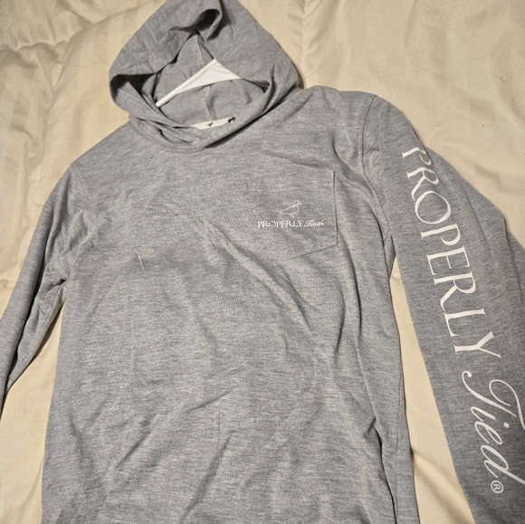 Properly Tied Boys Long Sleeve w/ Hood - Picture 1 of 2